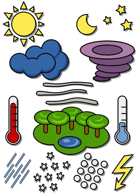 Weather chart symbols 98946 Free SVG Download / 4Vector