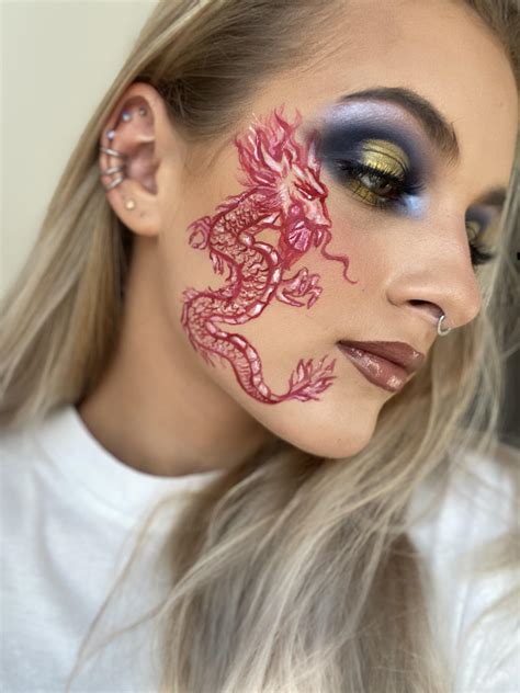 dragon make-up🐉 : r/MakeupAddiction