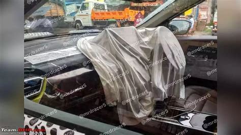 Tata Harrier EV caught testing; interior spied - Team-BHP