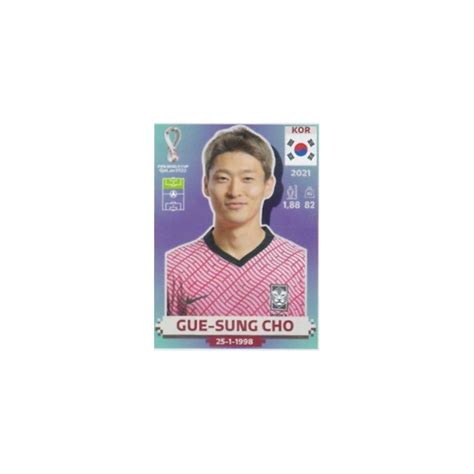 Sale Sticker Gue Sung Cho South Korea Panini Fifa Stickers