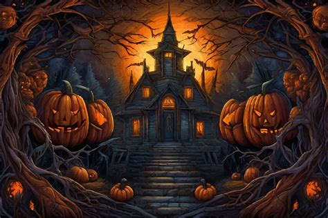 Halloween Backdrop Graphic By Ariyan Store Creative Fabrica