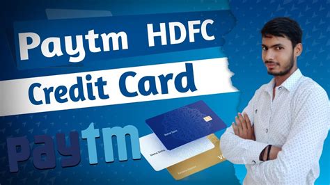 Paytm Hdfc Bank Credit Card Apply Online Paytm Hdfc Credit Card