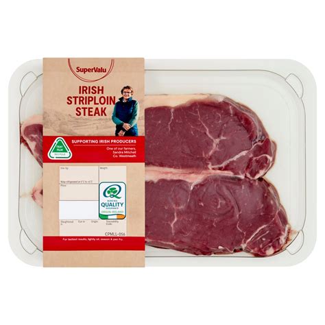 Supervalu Fresh Irish Striploin Steaks Pack G Storefront En