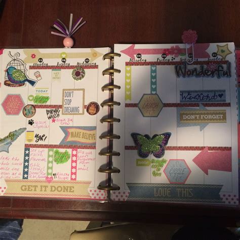 Classic Happy Planner Dollar Tree Sticker Layout So Much Fun Huge