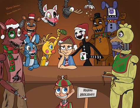 Merry Chistmas Fnaf Fnaf Anime Fnaf Five Nights At Freddy S