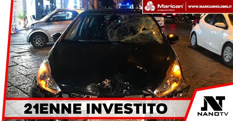 Napoli 21enne investito mentre attraversava sulle strisce pedonali è