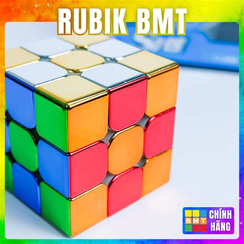 Rubik Mạ Màu RubicCyclone Boys Metallic 2x2 3x3 4x4 Pyraminx Có Nam