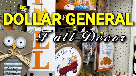 Dollar General Fall Decor 2020 🍁 Fall Decorations 2020 Youtube