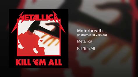 Metallica Motorbreath Instrumental Version YouTube