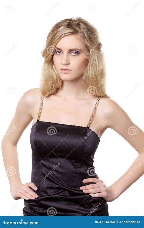 Jeune Belle Femme Blonde Photo Stock Image Du Fascinant