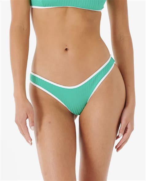 Rip Curl Women S Premium Surf High Leg Skimpy Coverage Bikini Bottom