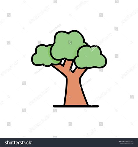 Cartoon tree wallpaper background png vector - Royalty Free Stock ...