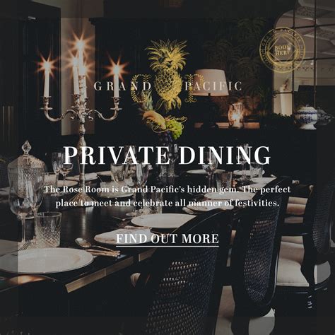 Private Dining At Grand Pacific Manchester And Leeds