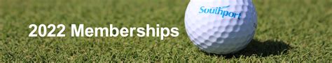 Southport Golf Club Memberships