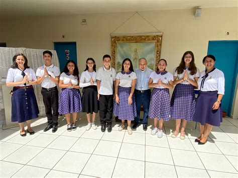 Dom Gorg Nio Recebe Homenagem De Alunos Do Col Gio Rainha Dos Anjos