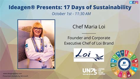 Maria Loi Founder And Corporate Executive Chef Of Loi Brand Youtube