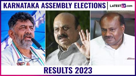 Karnataka Assembly Election Results 2023 Congress Wins 135 Seats