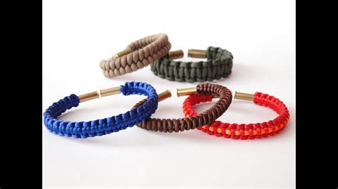 How To Make A Mini Bullet Casing Survival Bracelet Micro Cordmacrame