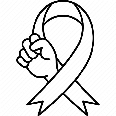 Ribbon, cancer, fight, against, survivor icon - Download on Iconfinder