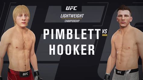 UFC 4 Gameplay Paddy Pimblett Vs Daniel Hooker YouTube