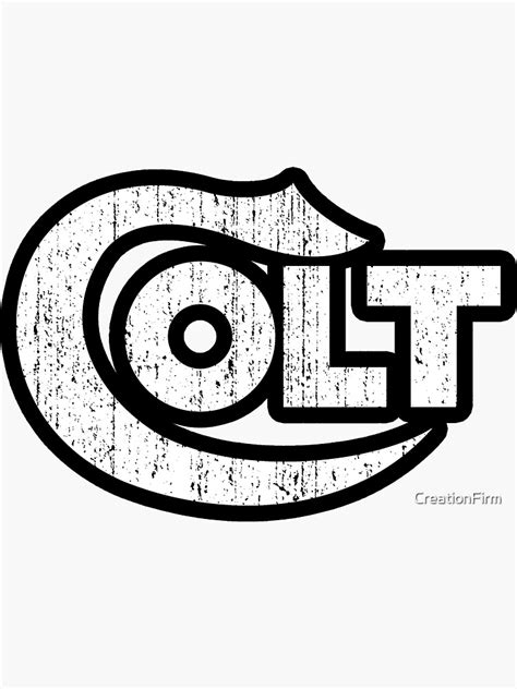 "Colt Firearms" Sticker for Sale by CreationFirm | Redbubble