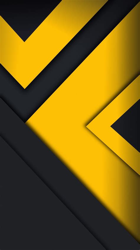 Black And Yellow Background Wallpaper