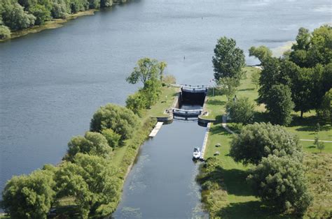 Rideau River Lock 25 Bridge In Smiths Falls On Canada Bridge