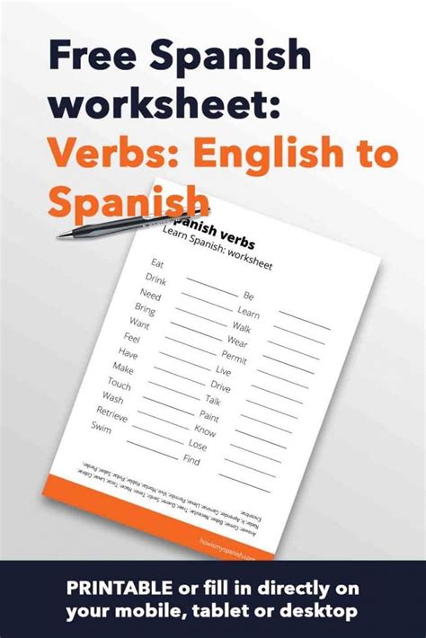 Free Spanish To English Translation Worksheet Download Free Spanish To