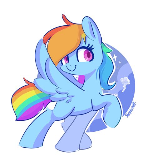 Safe Artist Skylinepony Rainbow Dash Pegasus Pony G