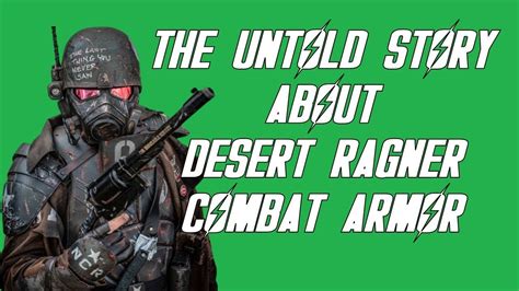 The Untold Story Of Desert Ranger Combat Armor From Fallout New Vegas