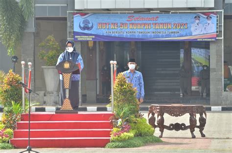 Wabup Pimpin Upacara Hut Korpi Ke Hut Pgri Ke Hari Guru