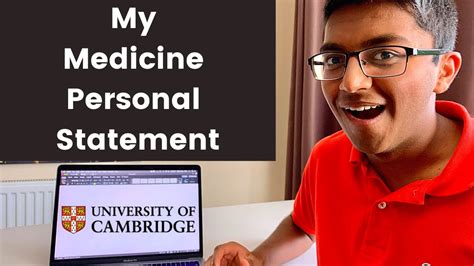 Cambridge Medicine Personal Statement Example Offers Youtube