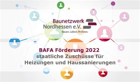 Bafa Förderung 2022 Staatliche Zuschüsse Für Heizungen Und