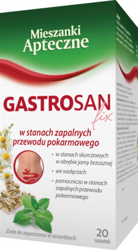 Gastrosan Fix Saszetek Mieszanki Apteczne Herbapol Lublin