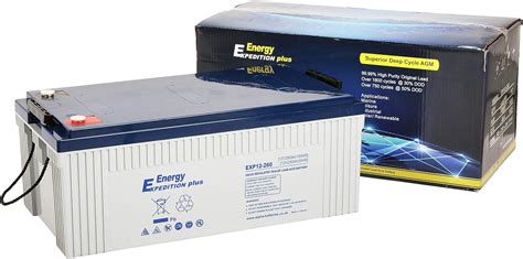 Expedition 12V 260AH Plus Deep Cycle AGM Leisure Battery For Off Grid