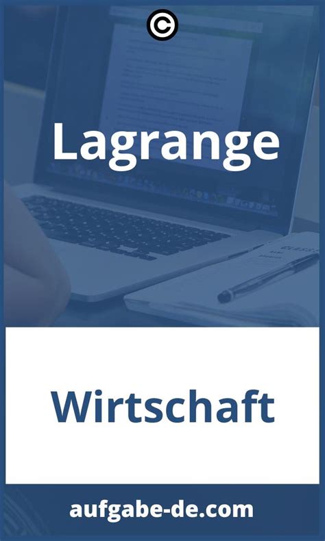 Lösungen zu Lagrange Aufgaben Eine Einführung in Theorie und