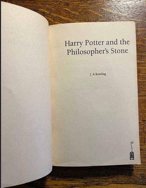 Il Libro Di Harry Potter Con Refuso Venduto All Asta Per Una Cifra Da