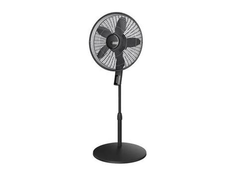 Lasko Elite Collection Quiet Blade Pedestal Fan Black