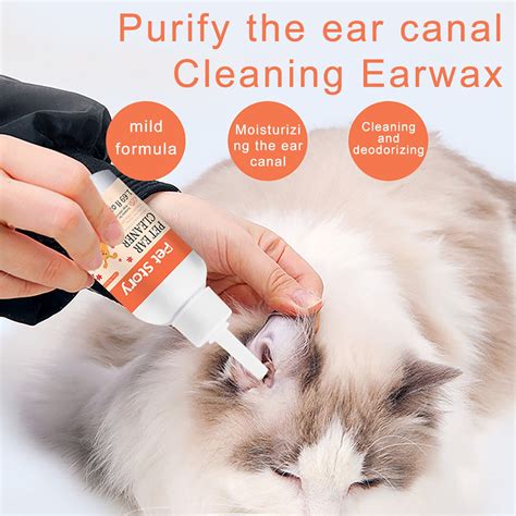 Clearance Ear Drops for Dogs & Cats Dog Ear Cleaner, ear Infection Treatment for Pet, dog Ear ...