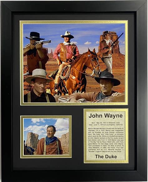 John Wayne Collage Framed Art | John Wayne at LucyStore.com