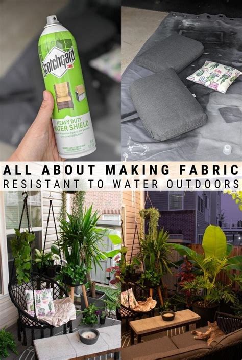 How To Easily Waterproof Fabric With A Simple Water Shield Spray