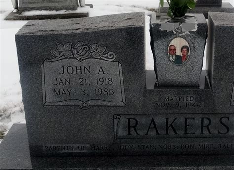 John A Rakers 1918 1985 Find A Grave Memorial