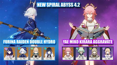 C Furina Raiden Double Hydro C Yae Miko Kirara Aggravate New