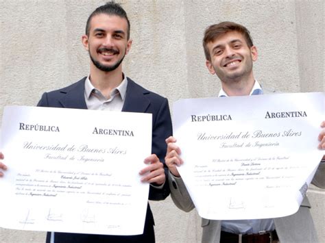 FIUBA Entrega De Diplomas A Graduados Y Graduadas