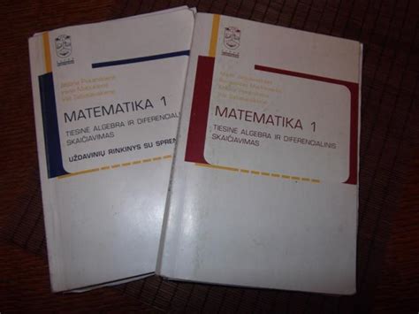 Matematika Ir Tiesin Algebra Ir Diferencialinis Skai Iavimas