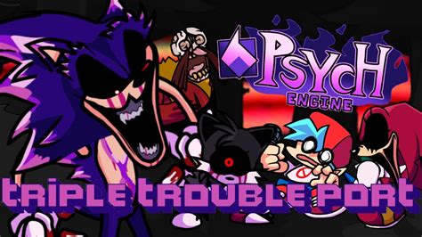 Triple Trouble Lua Psych Engine Port Sonic Exe 3 0 YouTube