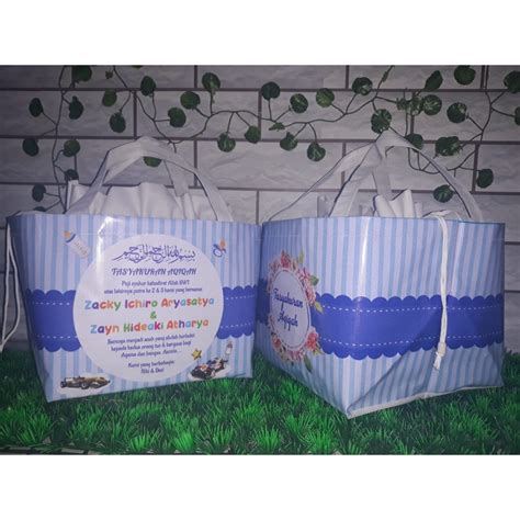 Jual TAS SERUT BANNER TASYAKURAN KHITAN AQIQAH HAJATAN Shopee Indonesia