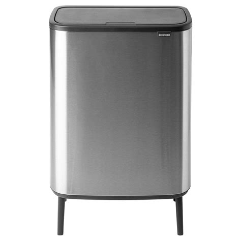 Brabantia Bo Touch Bin Hi roska astia 60L matta teräs Finnish Design