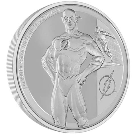 Oz Proof Silver Niue Classic Superhero Flash Coins Silver