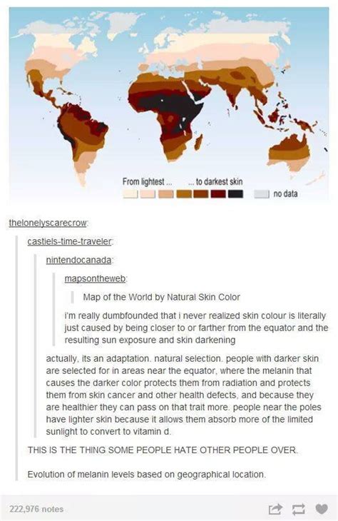 Skin color world map - 9GAG